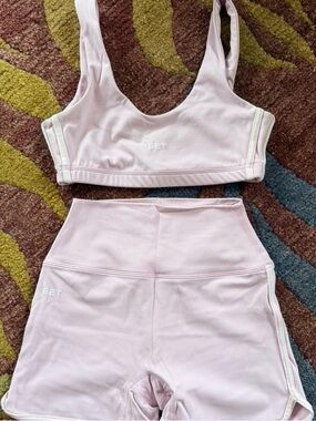 set active sportbody shorts and bra set - primrose